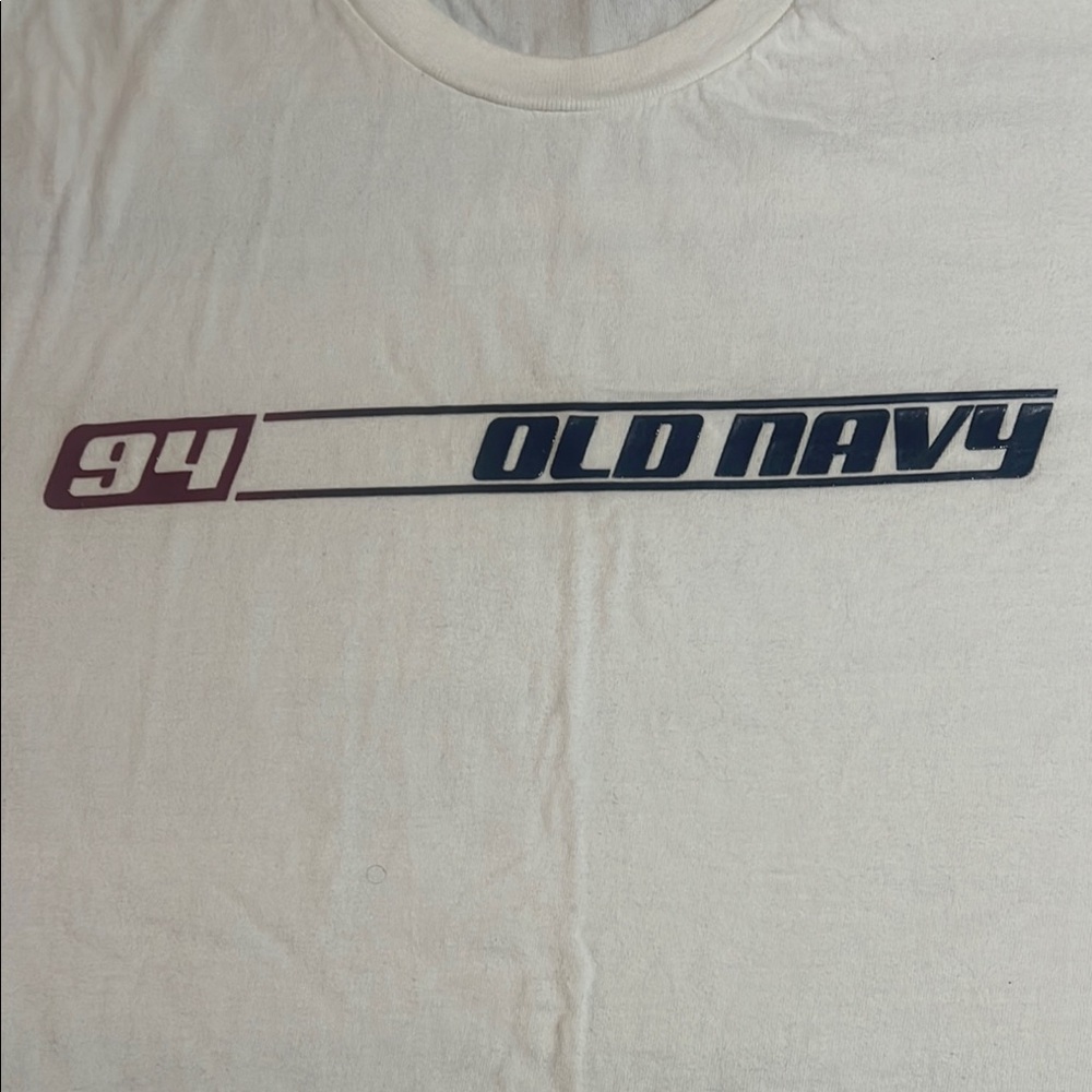 Old Navy Cream Short Sleeve Tee-1994